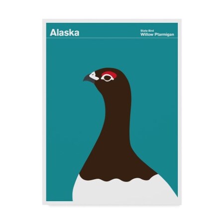 Trademark Fine Art Print Collection - Artist 'Alaska Bird' Canvas Art, 24x32 ALI43713-C2432GG